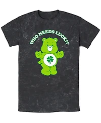 Care Bears Men's Luck Care Bear Short Sleeve T-Shirt