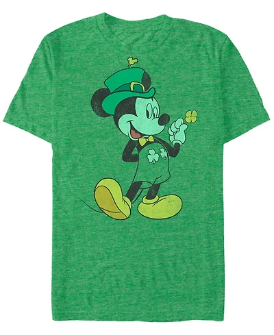 Mickey Classic Men's Lucky Mickey Short Sleeve T-Shirt