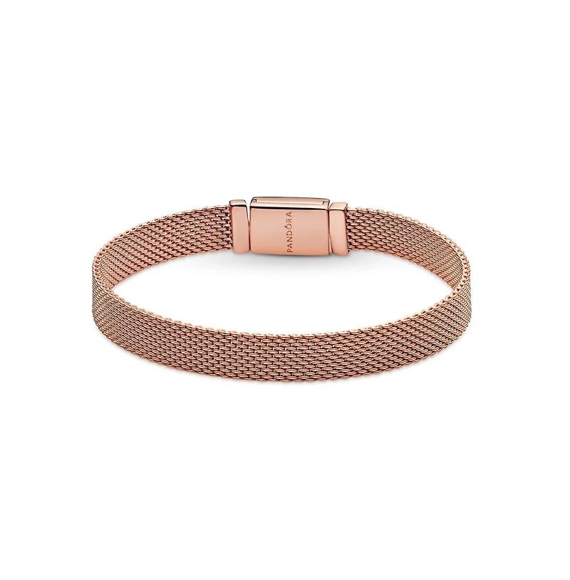 Pandora Gold-Plated Reflexions Long Clasp Pave Bracelet