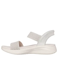 Skechers x Martha Women's Stewart Hands Free Slip-ins Cali: Ultra Flex 3.0 - Shine On Us Wedge Sandals from Finish Line