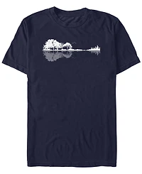 Design By Humans Men's Nature Guitar Short Sleeve T-Shirt