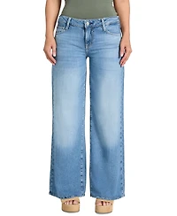 Guess Women's Mid Rise Wide-Leg Palazzo Jeans