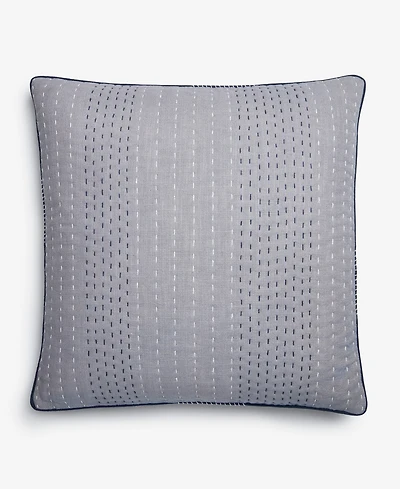 Oake Pick Stitch Decorative Pillow, 22" x 22", Exclusively at Macy's