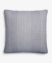 Oake Pick Stitch Decorative Pillow, 22" x 22", Exclusively at Macy's