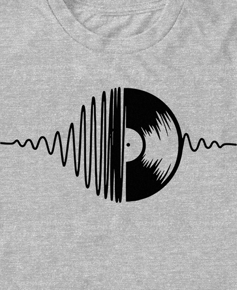 Design By Humans Men's Music Vinyl Short Sleeve T-Shirt