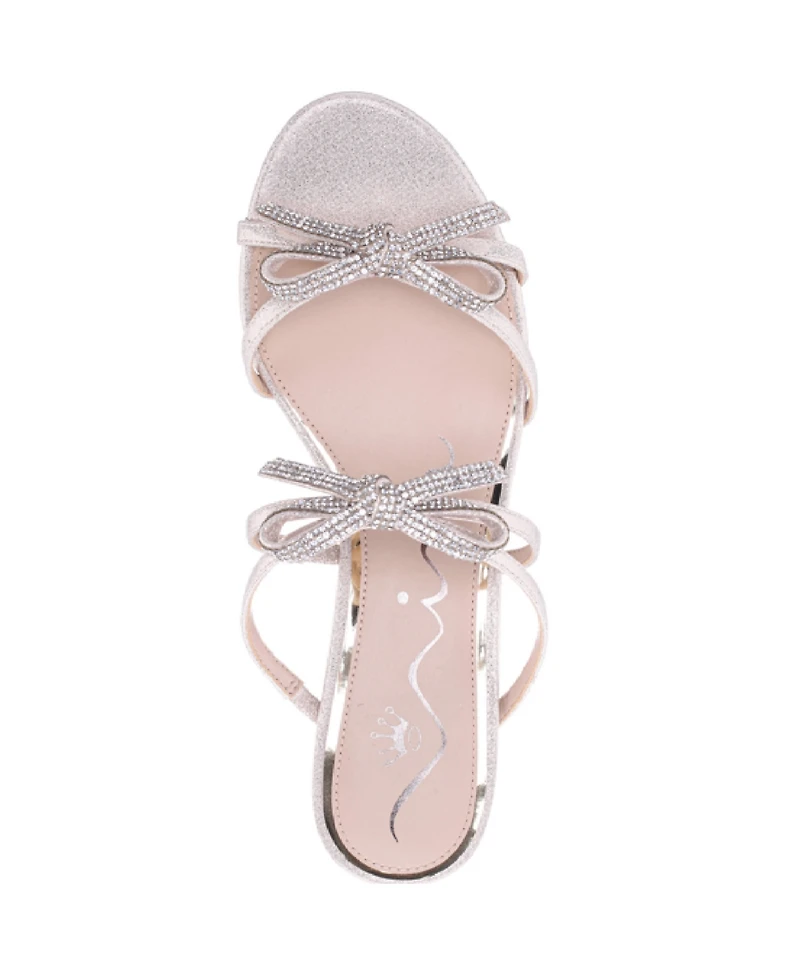 Nina Women's Georgie Low Block Heel Dress Sandals