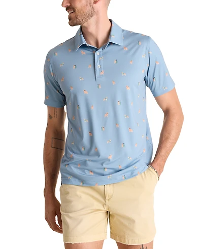 Chubbies Men's the Barkin' Up Wrong Tree Performance Polo Shirt