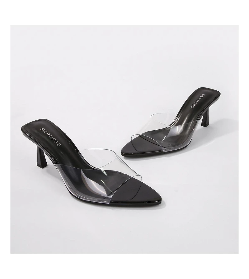 Cana Transparent Slip-On Heels