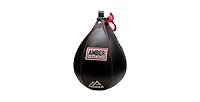 Genuine Leather Speed Bag for Mma, Muay Thai & Boxing, Heavy-Duty Punching Ball for Training, Reflex & Endurance, Reinforced Seams
