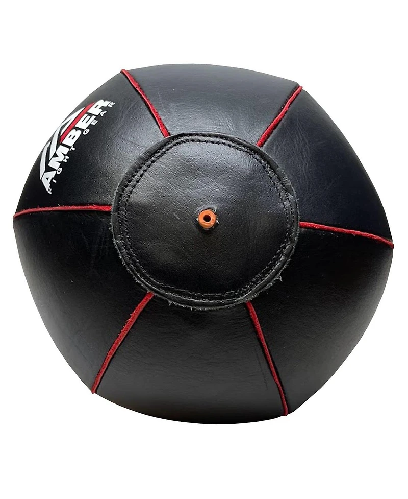 Genuine Leather Speed Bag for Mma, Muay Thai & Boxing, Heavy-Duty Punching Ball for Training, Reflex & Endurance, Reinforced Seams