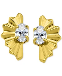 Giani Bernini Cubic Zirconia Fan Stud Earrings