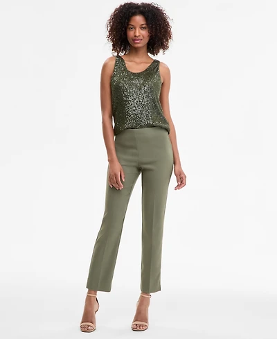 Anne Klein Women's Pull-On Urban Stretch Ankle Pants