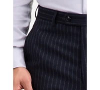 Michael Kors Men's Classic-Fit Wool-Blend Pinstripe Suit Separate Pants