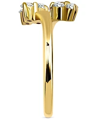 Giani Bernini Triple Round Cubic Zirconia Cluster Adjustable Toe Ring, Exclusively at Macy's