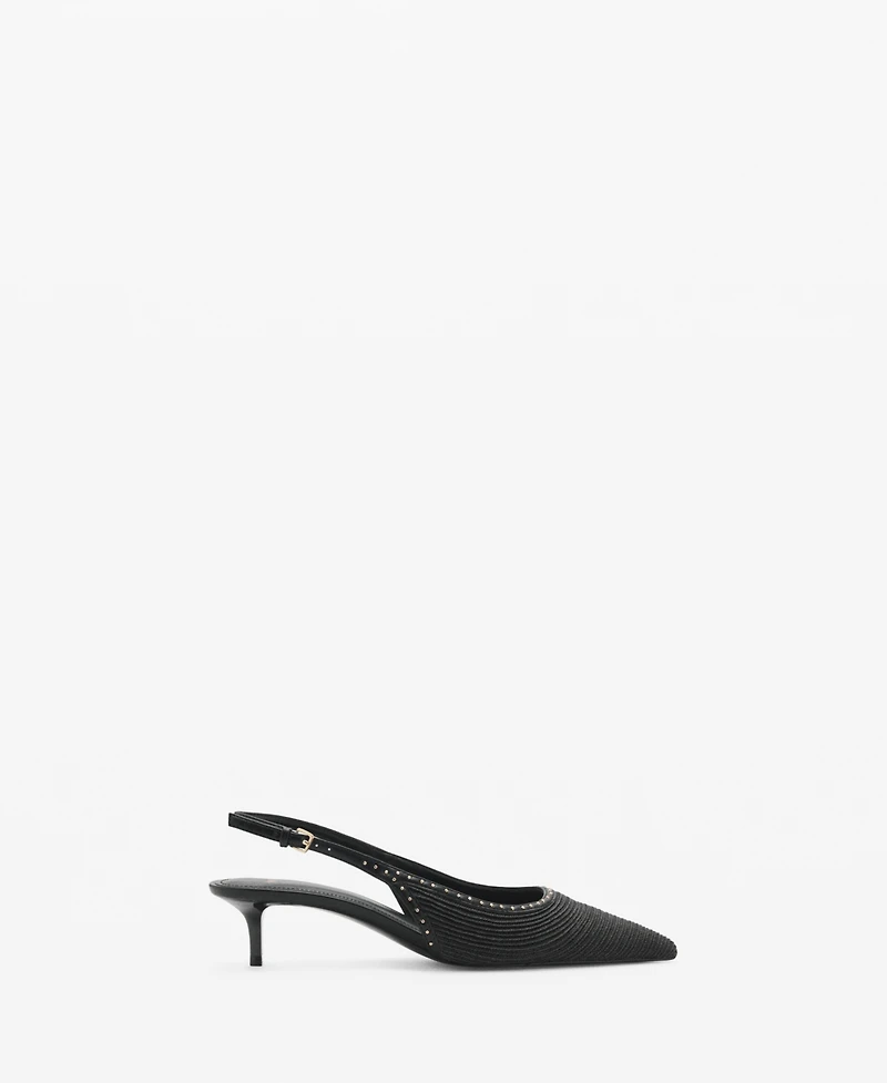 Mango Women's Kitten Heel Shoe