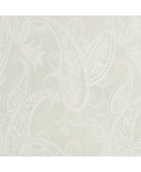 Pedra Paisley Embroidery 100% Blackout Back Tab Curtain Panel