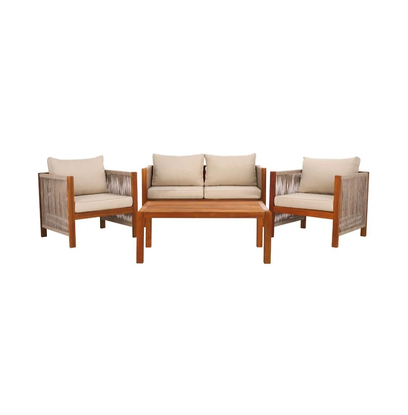 Roya 4 Pc Outdoor Living Set
