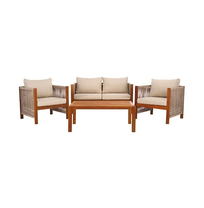 Roya 4 Pc Outdoor Living Set