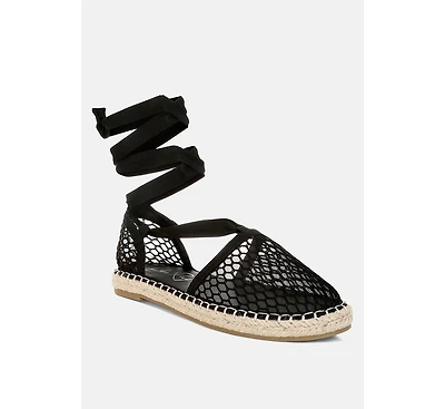 Sonara Mesh Flat Espadrille Sandals
