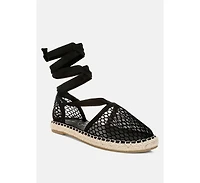 Sonara Mesh Flat Espadrille Sandals
