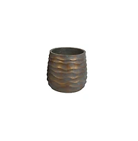 Set of 2 Wavy Design Planters for Stylish Indoor & Outdoor Decor