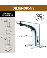 Mondawe Touchless Bathroom Faucet