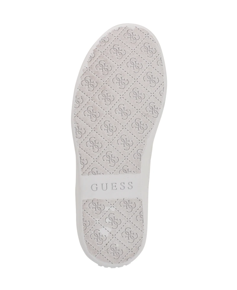 Guess Women's Naoko Charm Lace-Up Court Sneakers