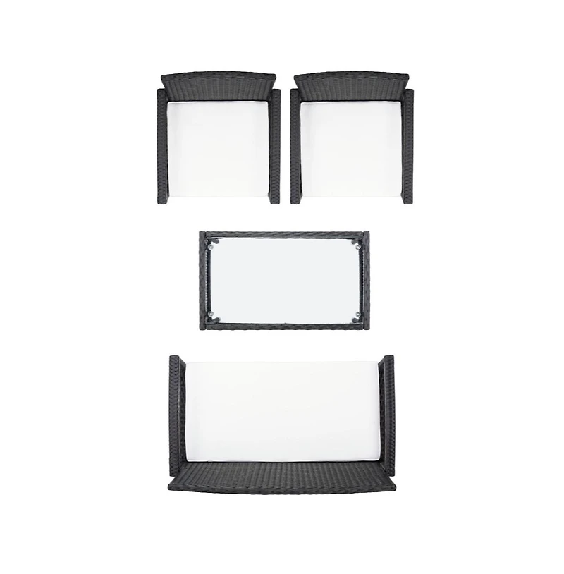 Bassey 4PC Outdoor Living Set