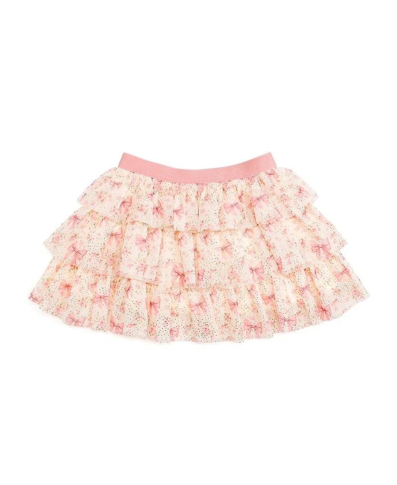 Sweet Wink Little and Big Girls Ditsy Floral Petal Tutu Skirt