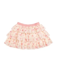 Sweet Wink Little and Big Girls Ditsy Floral Petal Tutu Skirt