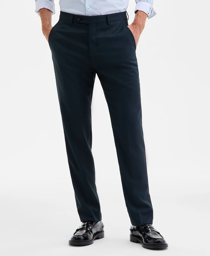 Calvin Klein Men's Slim-Fit Wool-Blend Stretch Suit Separate Pants