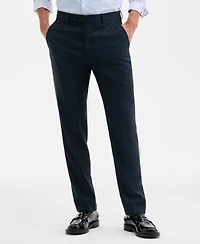 Calvin Klein Men's Slim-Fit Wool-Blend Stretch Suit Separate Pants