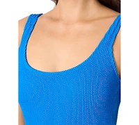 Salt + Cove Women's Mint Tea Rib Scrunch One-Piece Swimsuit, Exclusively at Macy's