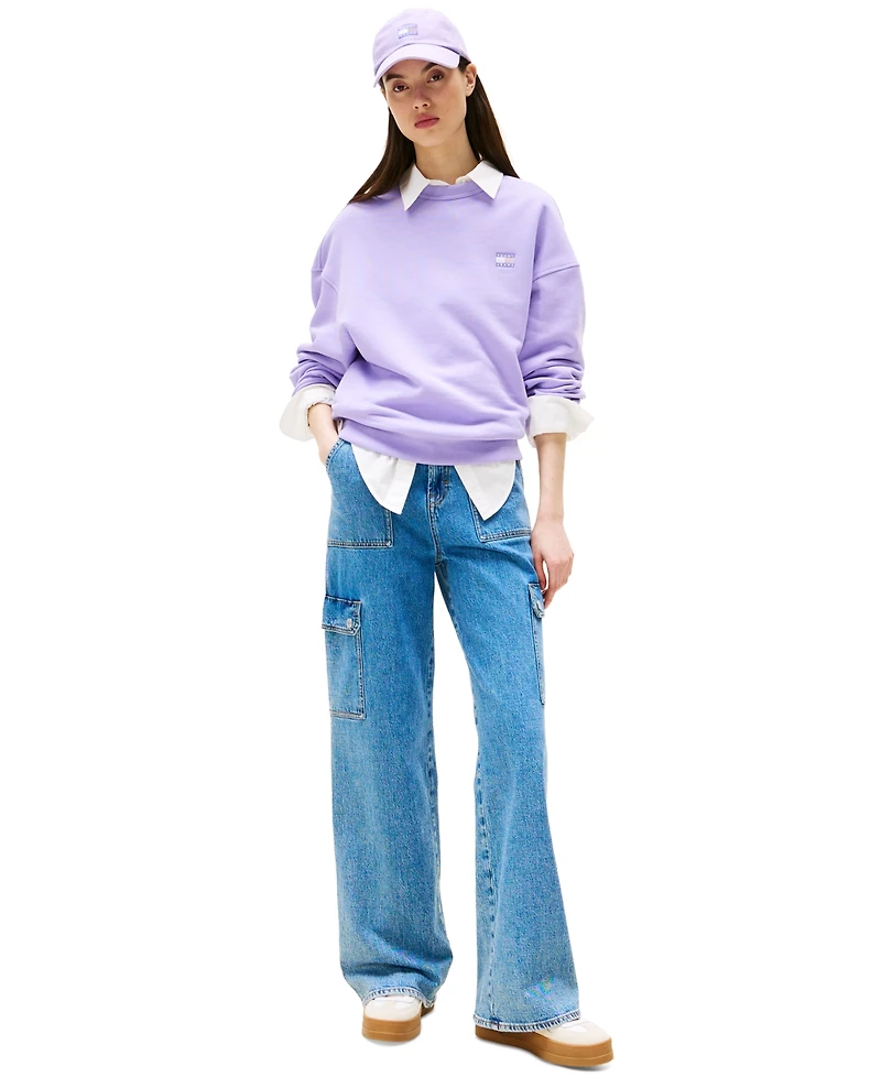 Tommy Jeans Women's Claire High-Rise Wide-Leg Cargo