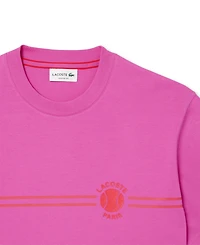 Lacoste Men's Heritage Short Sleeve Graphic Tennis T-Shirt