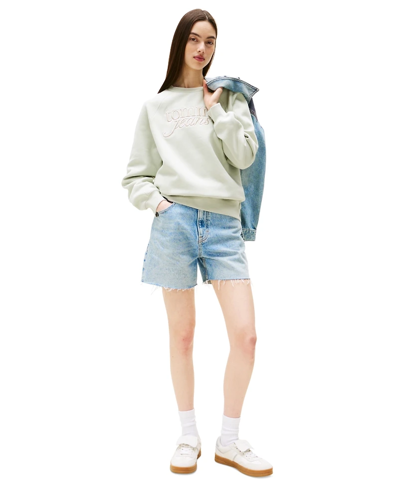 Tommy Jeans Women's Script Logo Crewneck Sweatshirt