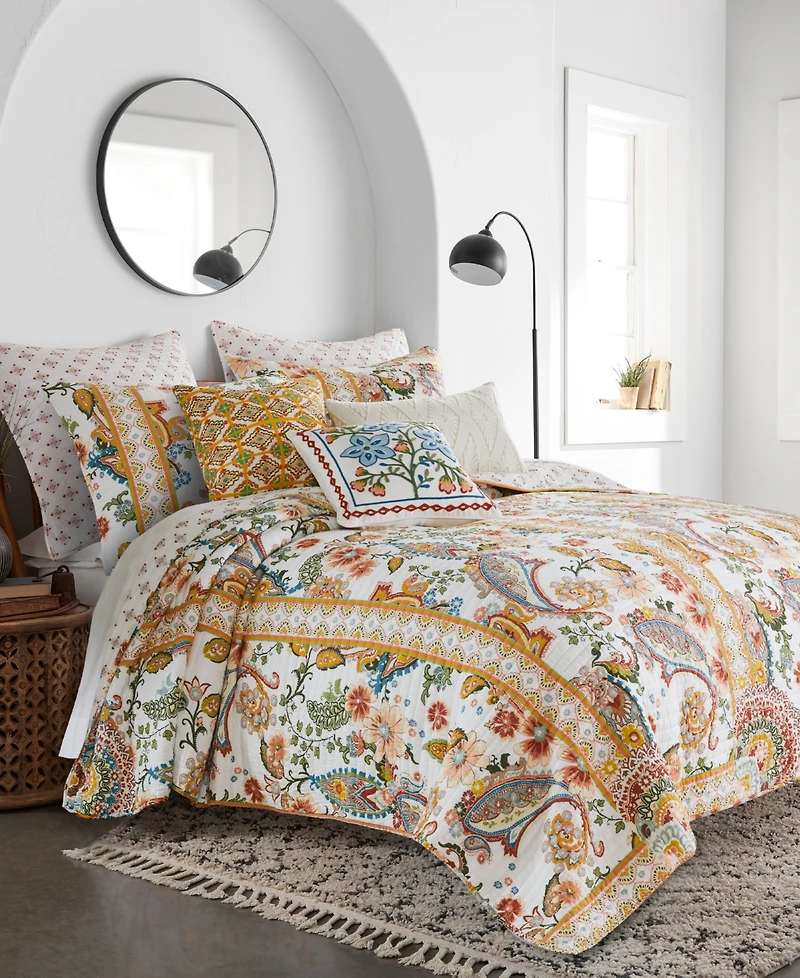 Levtex Bertelli Tile 2-Pc. Sham Set, European