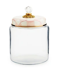 Mackenzie-Childs Rosy Check Kitchen Canister, Large