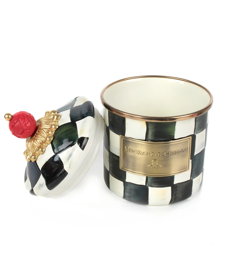 Mackenzie-Childs Courtly Check Demi Canister