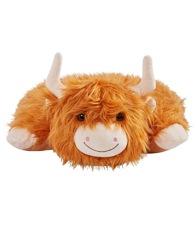 Pillow Pets Signature Highland Cow Jumbo Plush Pillow Pet