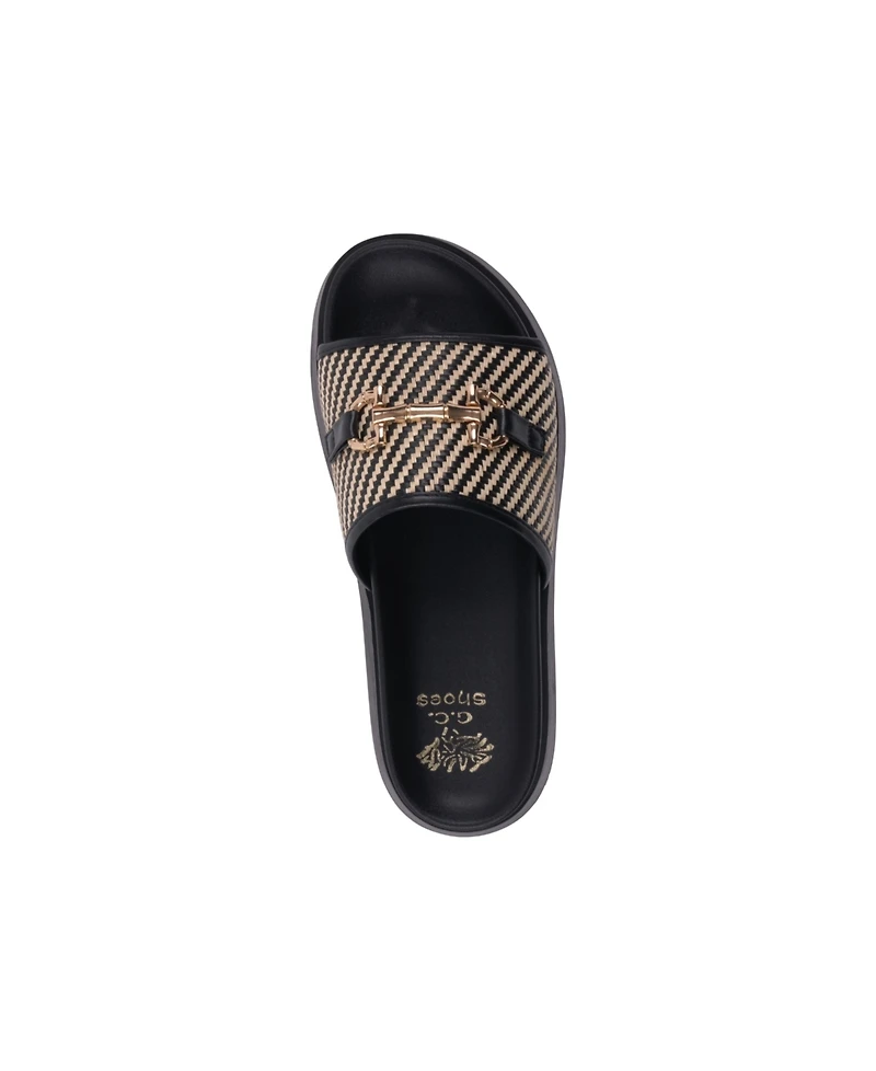 Gc Shoes Women's Sari Woven Platform Wedge Sandals