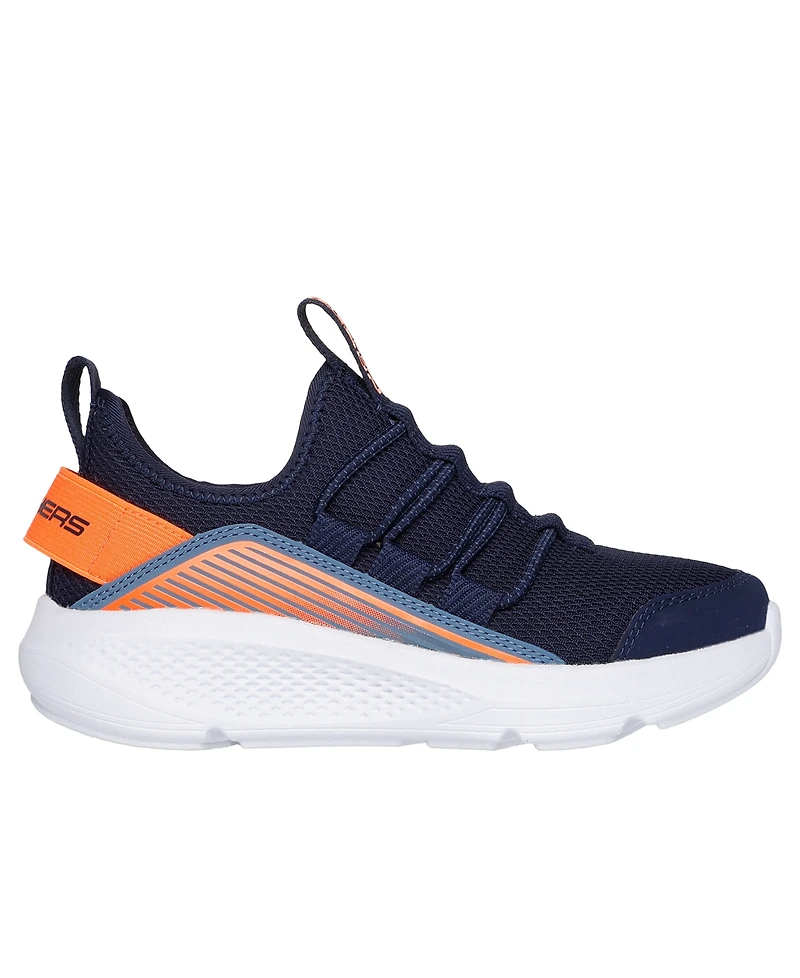 Skechers Little Boys' Go Run Elevate Slip-On Stretch Lace Athletic Sneakers from Finish Line