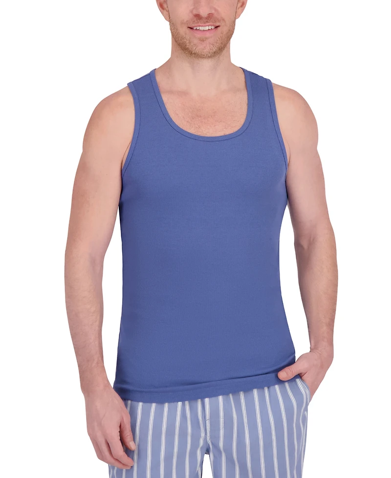 Hanes Platinum Men's Tank Tee & Stretch Woven Pant Sleep Set