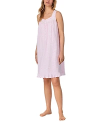 Eileen West Women's Cotton Sleeveless Floral Nightgown