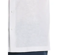 Cubavera Men's Classic-Fit Tonal Embroidered Button-Down Shirt