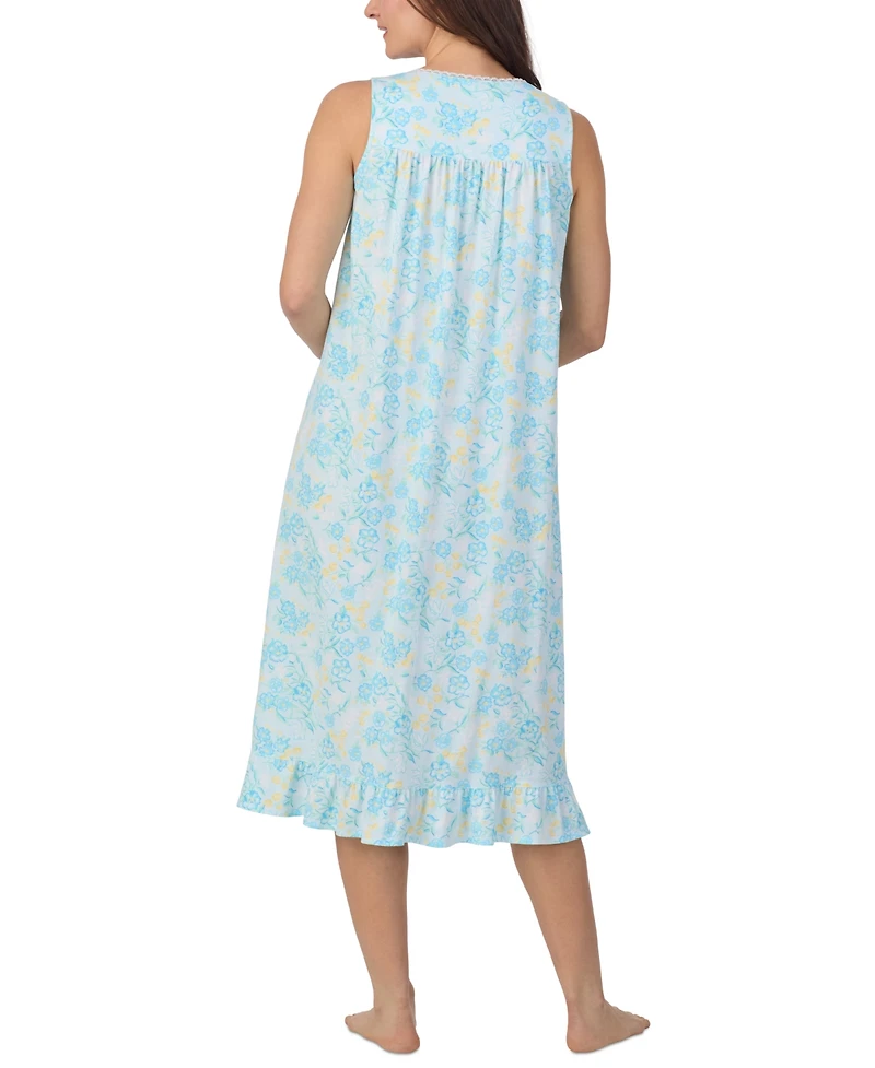 Eileen West Women's Cotton Sleeveless Ballet Nightgown