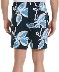 Cubavera Men's Classic-Fit Tropical Floral 7" Drawstring Shorts