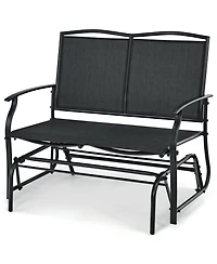 Iron Patio Rocking Chair for Outdoor Backyard and Lawn