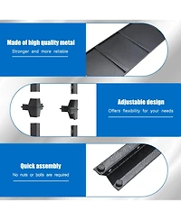 78"H 5 Tier Metal Shelves for Storage Garage Shelving 2000LBS Heavy Duty Storage Shelves Adjustable Garage Shelf Industrial Shelving Unit Storage Util