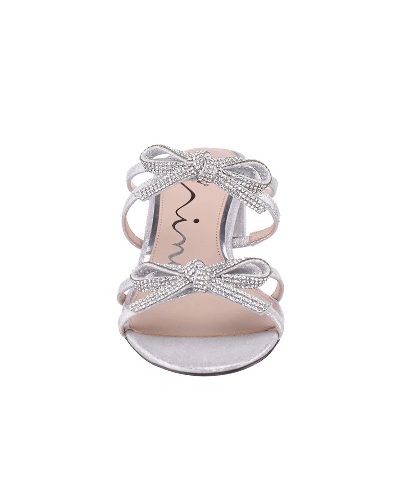 Nina Women's Georgie Low Block Heel Dress Sandals
